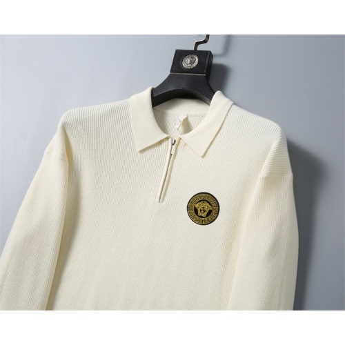 Replica Versace Sweaters Long Sleeved For Men #1259673 $52.00 USD for Wholesale