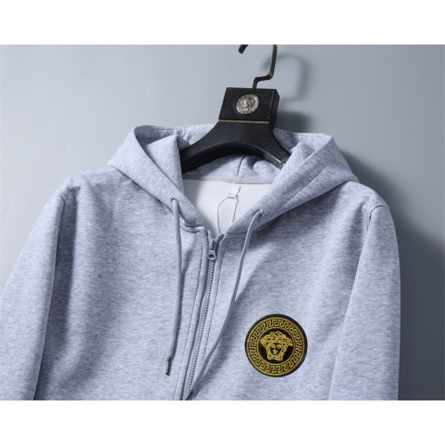 Replica Versace Hoodies Long Sleeved For Men #1259798 $56.00 USD for Wholesale