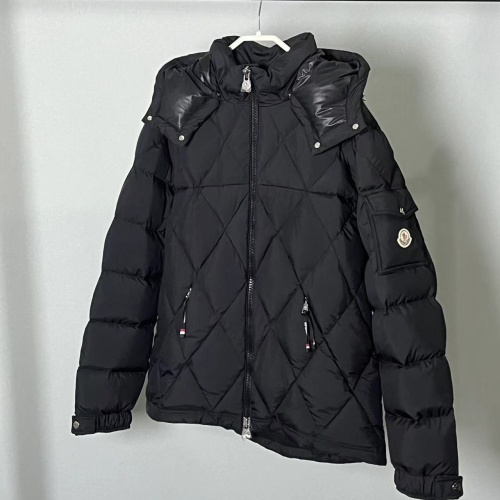 Replica Moncler Down Feather Coat Long Sleeved For Men #1259963 $192.00 USD for Wholesale