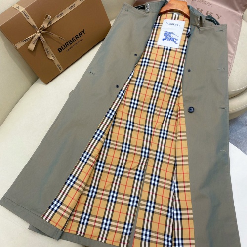 Replica Burberry Trench Coat Long Sleeved For Women #1260025 $202.00 USD for Wholesale