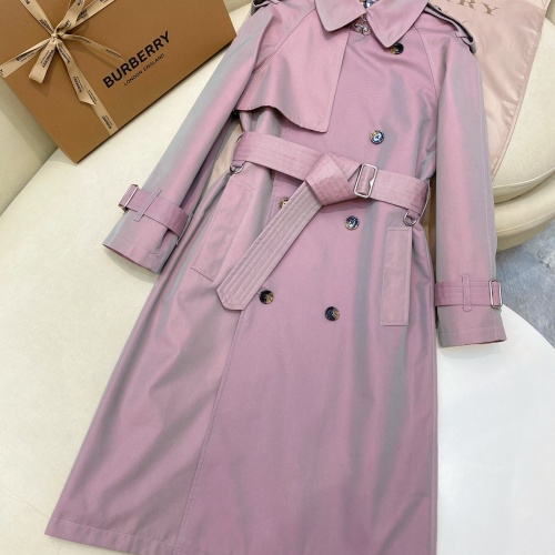 Burberry Trench Coat Long Sleeved For Women #1260026, $202.00 USD, [ITEM#1260026], Burberry Trench Coat