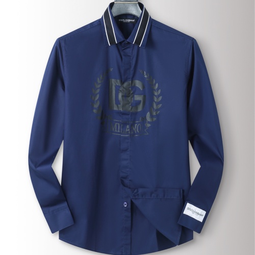 Dolce & Gabbana D&G Shirts Long Sleeved For Men #1260165