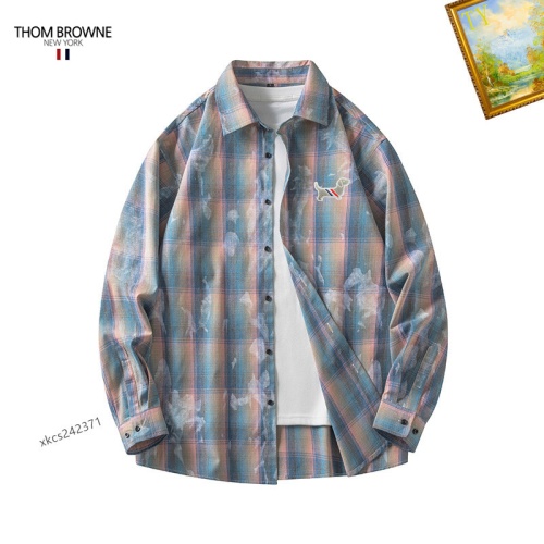 Thom Browne TB Shirts Long Sleeved For Men #1260359, $40.00 USD, [ITEM#1260359], Thom Browne TB Shirts