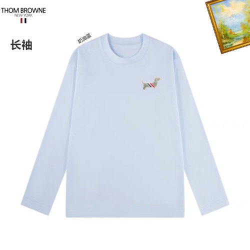 Thom Browne TB T-Shirts Long Sleeved For Unisex #1260447, $34.00 USD, [ITEM#1260447], Thom Browne TB T-Shirts