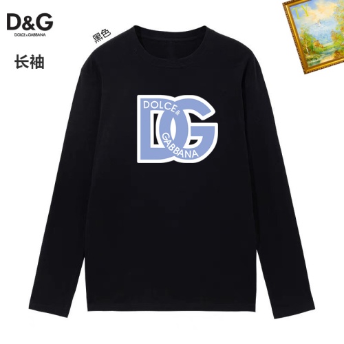 Dolce &amp; Gabbana D&amp;G T-Shirts Long Sleeved For Unisex #1260469, $34.00 USD, [ITEM#1260469], Dolce &amp; Gabbana D&amp;G T-Shirts