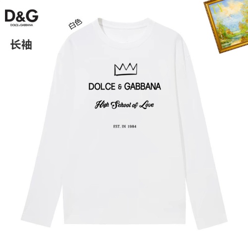 Dolce &amp; Gabbana D&amp;G T-Shirts Long Sleeved For Unisex #1260485, $34.00 USD, [ITEM#1260485], Dolce &amp; Gabbana D&amp;G T-Shirts