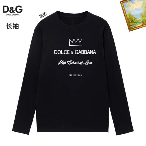 Dolce &amp; Gabbana D&amp;G T-Shirts Long Sleeved For Unisex #1260486, $34.00 USD, [ITEM#1260486], Dolce &amp; Gabbana D&amp;G T-Shirts