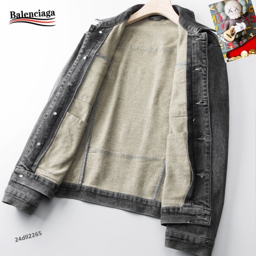 Replica Balenciaga Jackets Long Sleeved For Men #1260524 $68.00 USD for Wholesale