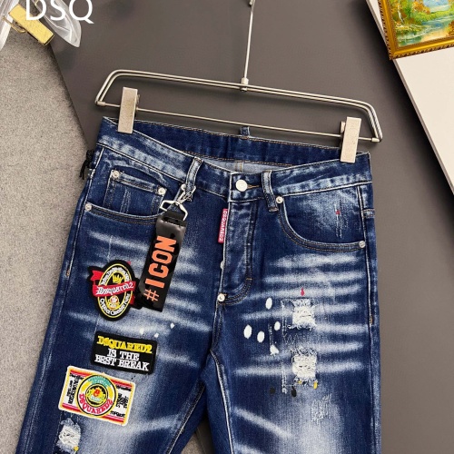 Replica Dsquared Jeans For Men #1260706 $48.00 USD for Wholesale