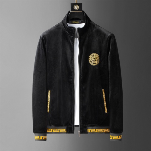 Replica Versace Tracksuits Long Sleeved For Men #1260758 $98.00 USD for Wholesale