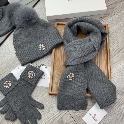 Replica Moncler Hat and Scarf and Glove Set #1260891 $76.00 USD for Wholesale