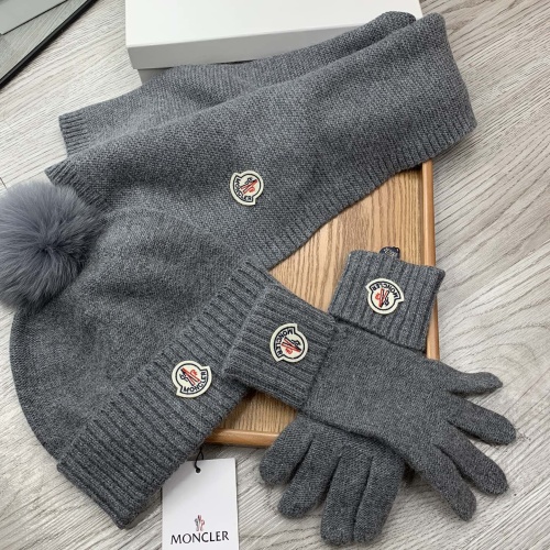 Replica Moncler Hat and Scarf and Glove Set #1260891 $76.00 USD for Wholesale