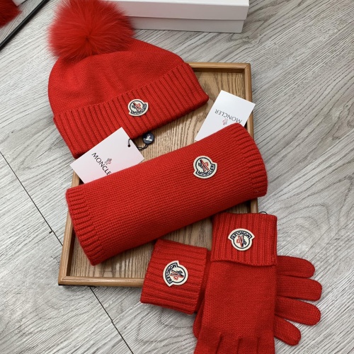 Replica Moncler Hat and Scarf and Glove Set #1260894 $76.00 USD for Wholesale