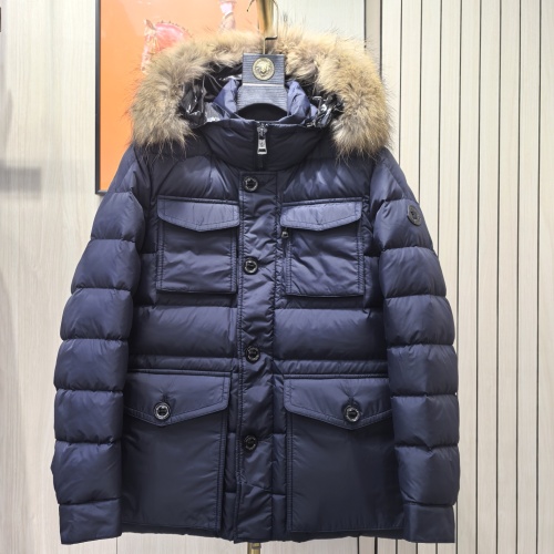 Moncler Down Feather Coat Long Sleeved For Men #1260955, $235.00 USD, [ITEM#1260955], Moncler Down Feather Coat