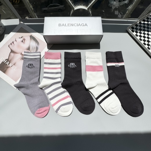 Replica Balenciaga Socks #1261067 $27.00 USD for Wholesale