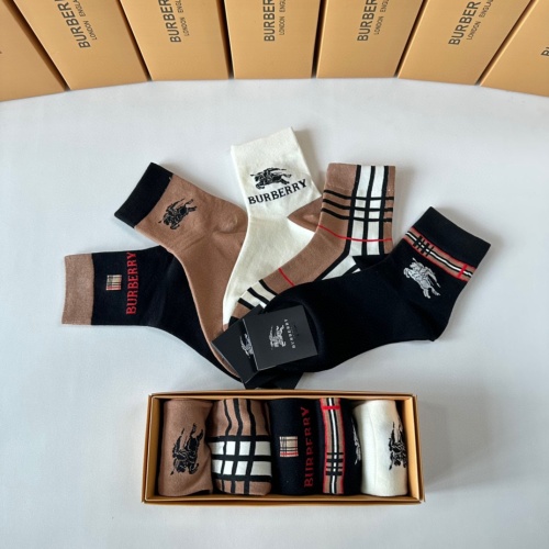 Replica Burberry Socks #1261089 $27.00 USD for Wholesale