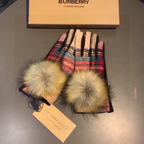 Replica Burberry Gloves For Women #1261095 $42.00 USD for Wholesale