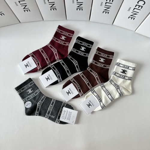 Replica Celine Socks #1261112 $25.00 USD for Wholesale