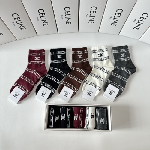 Replica Celine Socks #1261112 $25.00 USD for Wholesale