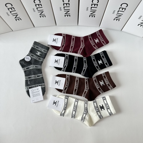 Replica Celine Socks #1261112 $25.00 USD for Wholesale