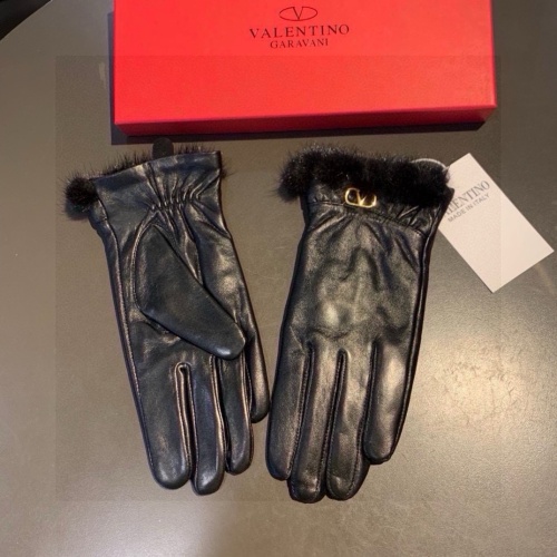 Replica Valentino Gloves For Women #1261199 $52.00 USD for Wholesale