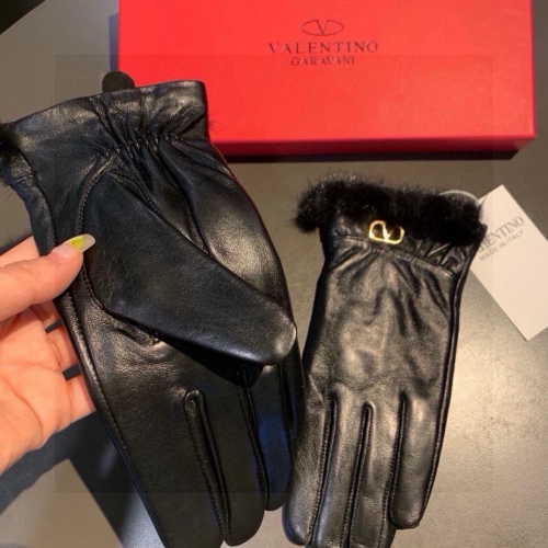 Replica Valentino Gloves For Women #1261199 $52.00 USD for Wholesale