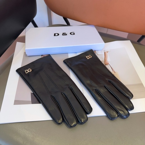 Replica Dolce & Gabbana Gloves For Men #1261207 $48.00 USD for Wholesale