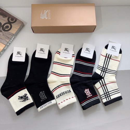 Replica Burberry Socks #1261215 $25.00 USD for Wholesale