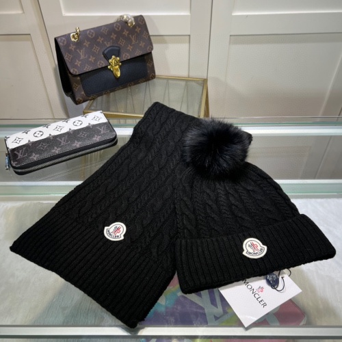 Moncler Hat and Scarf Set #1261302, $48.00 USD, [ITEM#1261302], Moncler Hat and Scarf and Glove Set