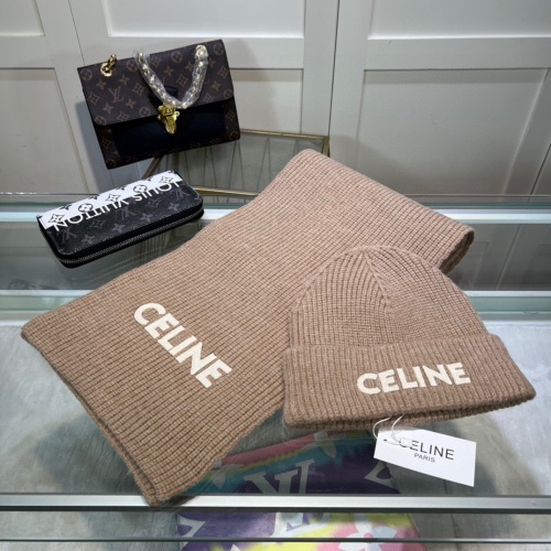 Celine Hat and Scarf Set #1261311, $48.00 USD, [ITEM#1261311], Celine Hat and Scarf and Glove Set