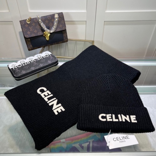 Celine Hat and Scarf Set #1261316, $48.00 USD, [ITEM#1261316], Celine Hat and Scarf and Glove Set