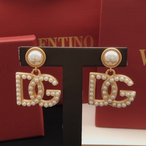 Replica Dolce & Gabbana D&G Earrings For Women #1261420 $32.00 USD for Wholesale