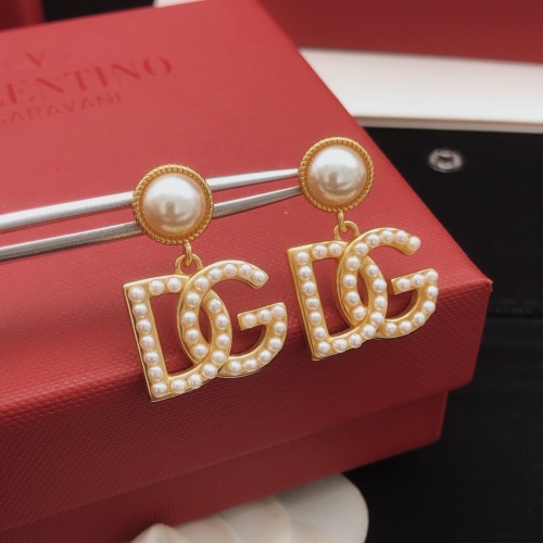 Replica Dolce & Gabbana D&G Earrings For Women #1261421 $29.00 USD for Wholesale