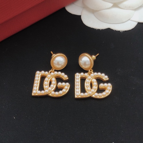 Replica Dolce & Gabbana D&G Earrings For Women #1261421 $29.00 USD for Wholesale