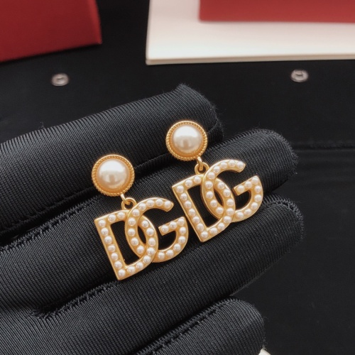 Replica Dolce & Gabbana D&G Earrings For Women #1261421 $29.00 USD for Wholesale