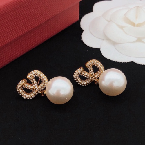 Replica Valentino Earrings For Women #1261464 $29.00 USD for Wholesale