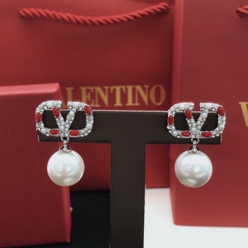 Replica Valentino Earrings For Women #1261494 $32.00 USD for Wholesale