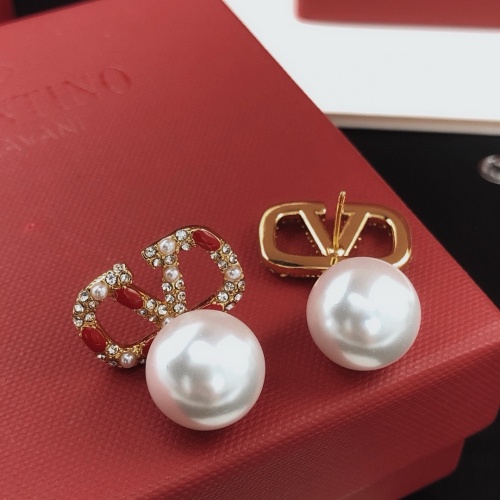 Replica Valentino Earrings For Women #1261510 $32.00 USD for Wholesale