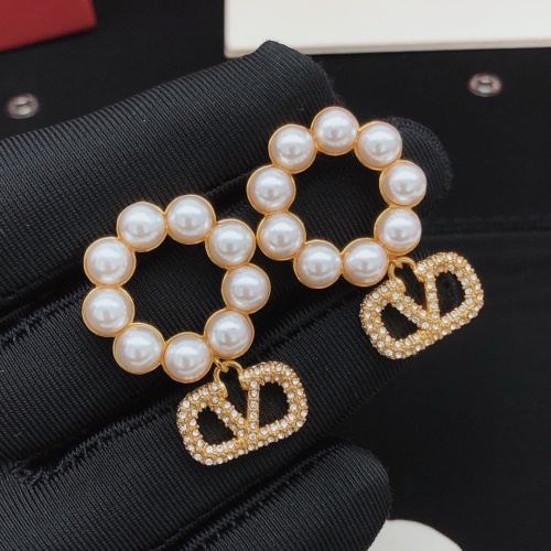 Replica Valentino Earrings For Women #1261514 $36.00 USD for Wholesale