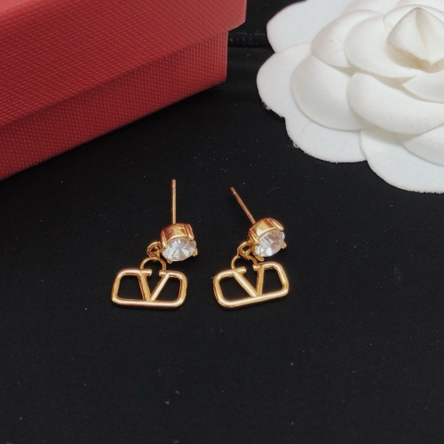 Replica Valentino Earrings For Women #1261586 $27.00 USD for Wholesale