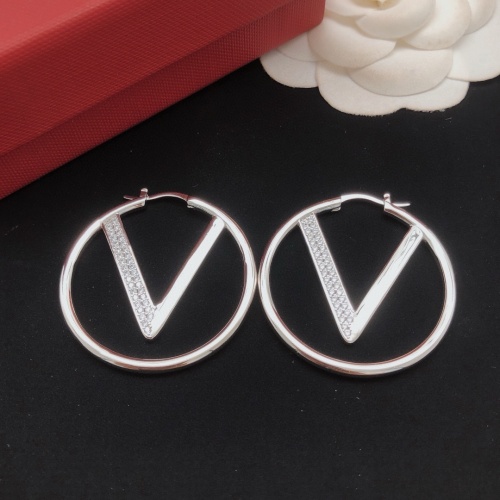 Replica Valentino Earrings For Women #1261601 $32.00 USD for Wholesale