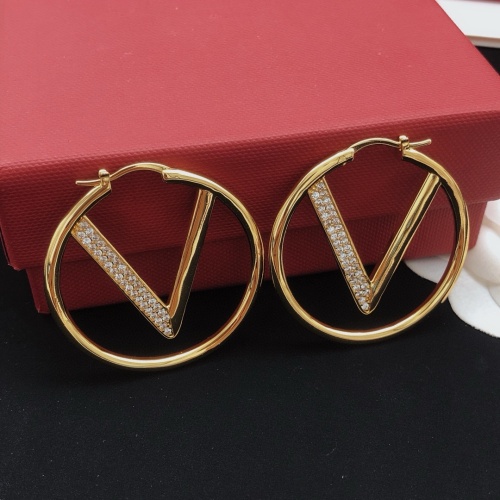 Replica Valentino Earrings For Women #1261602 $32.00 USD for Wholesale