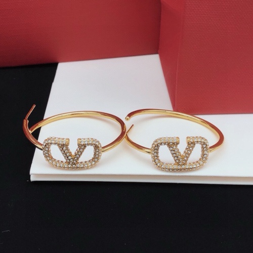 Replica Valentino Earrings For Women #1261655 $32.00 USD for Wholesale