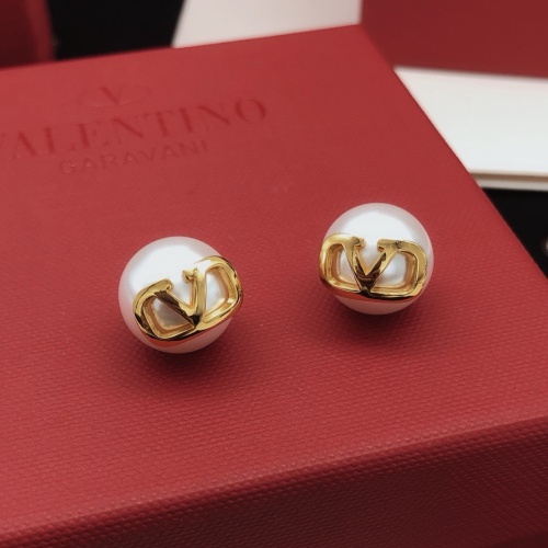 Replica Valentino Earrings For Women #1261667 $27.00 USD for Wholesale