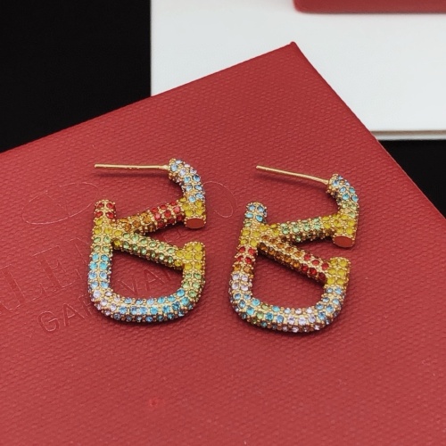 Replica Valentino Earrings For Women #1261696 $32.00 USD for Wholesale