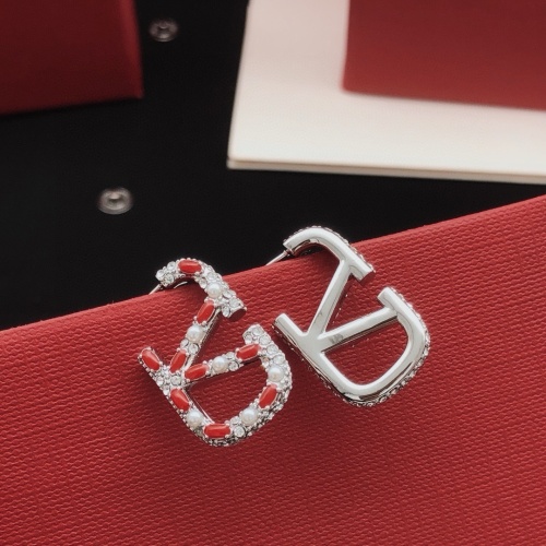 Replica Valentino Earrings For Women #1261716 $32.00 USD for Wholesale