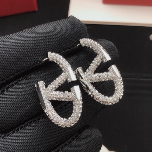 Replica Valentino Earrings For Women #1261731 $34.00 USD for Wholesale