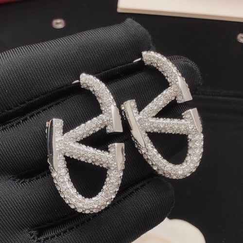 Replica Valentino Earrings For Women #1261733 $38.00 USD for Wholesale