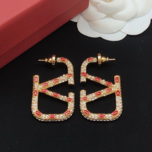 Replica Valentino Earrings For Women #1261744 $36.00 USD for Wholesale