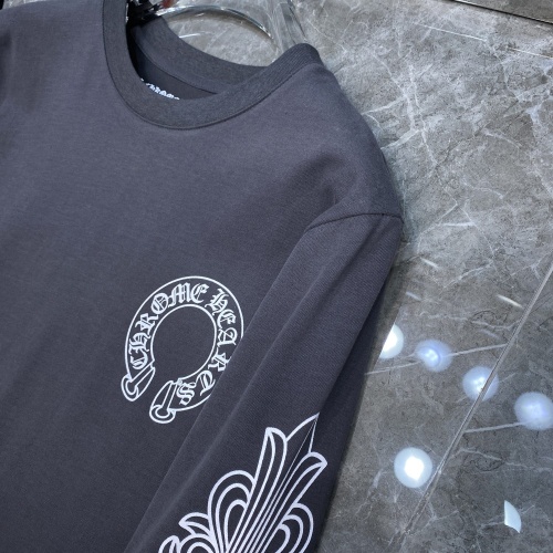 Replica Chrome Hearts T-Shirts Long Sleeved For Unisex #1261752 $36.00 USD for Wholesale